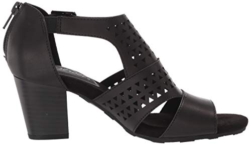 Easy Street Women's Block Heel Sandal Heeled, Black, 8