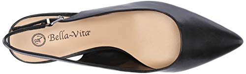 Bella Vita Women's Scarlett Pump, Black LEA, 8 M US