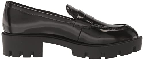 Nine West Women's MAIBEL3 Loafer, Black Patent, 8