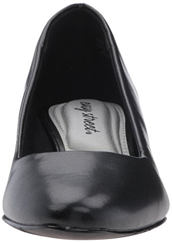 Easy Street Women's Prim Dress Pump, Black, 10 Wide