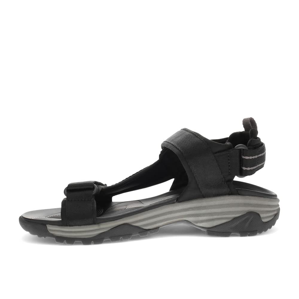 DOCKERS Mens Bradley Outdoor Sport Sandal Shoe, Black, 8 M