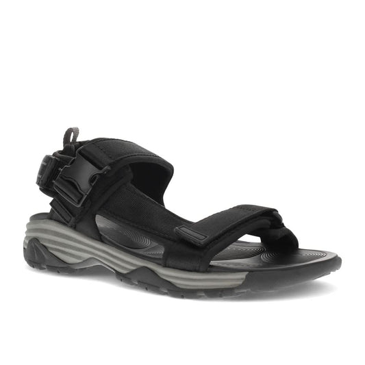 DOCKERS Mens Bradley Outdoor Sport Sandal Shoe, Black, 8 M