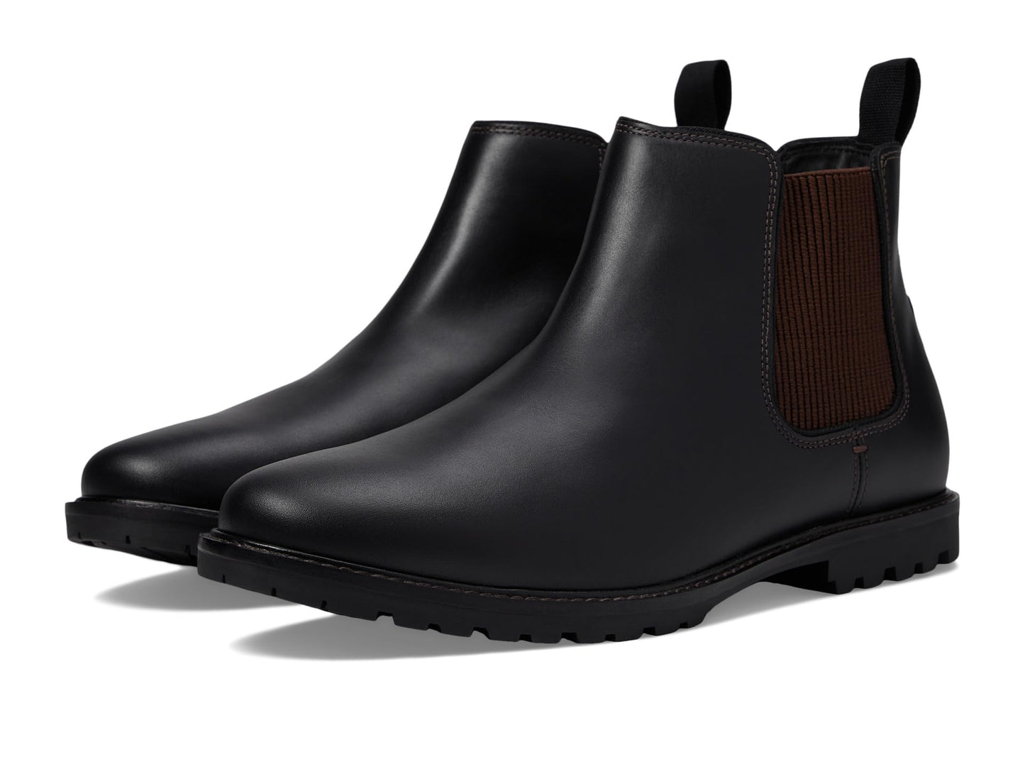 Cole Haan Men's Midland Lug Chelsea Boot, Black/Black Water Resistant, 11