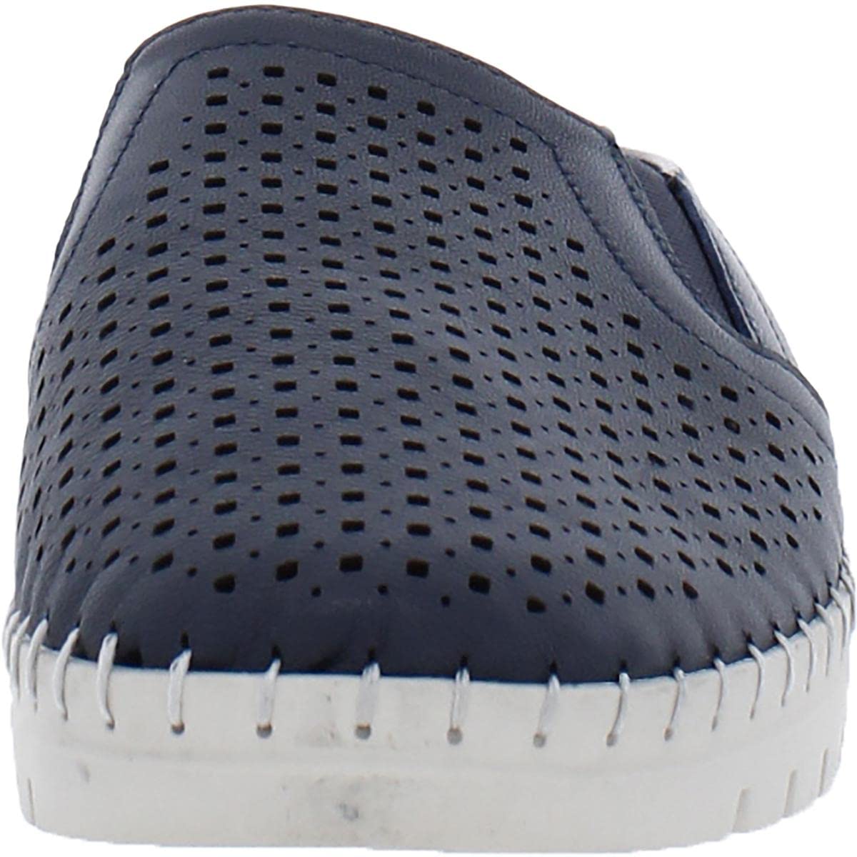 Bella Vita Women's Refresh Sneaker Slide Mule, Navy Leather, 9.5 Wide