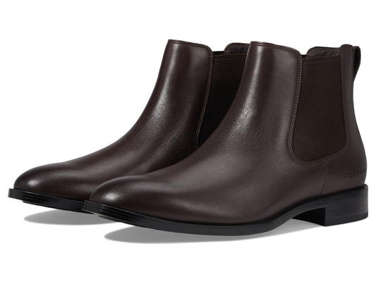 Cole Haan Men's Hawthorne Chelsea Boot, Dark Chocolate, 9.5