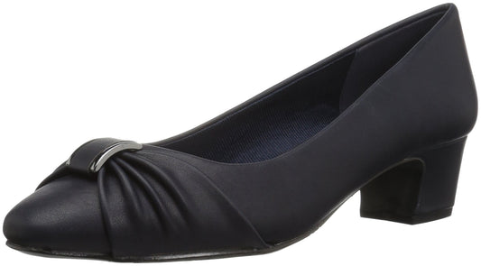 Easy Street Women's Eloise Dress Pump, Navy, 7 Narrow