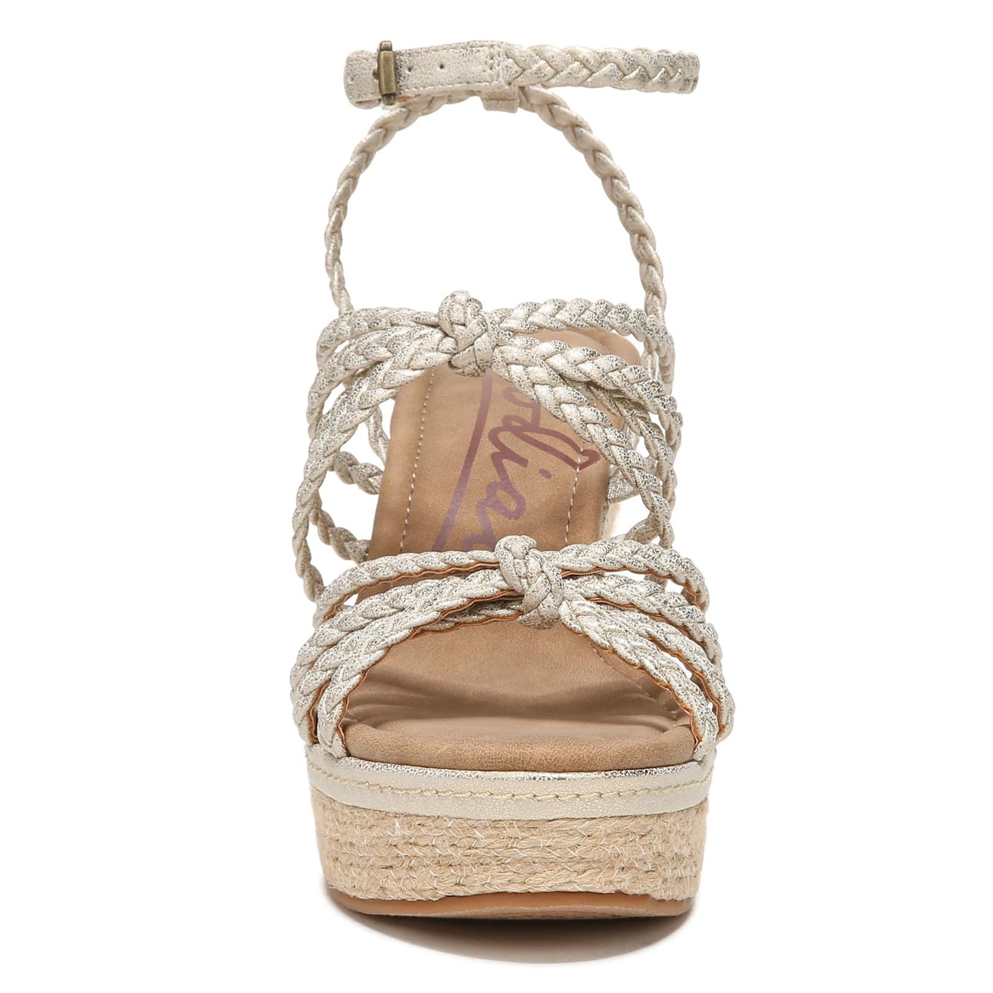 ZODIAC Womens Shana Espadrille Wedge Sandal, Gold, 10 US